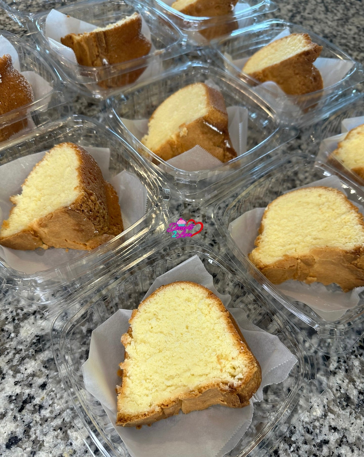 Cream Cheese Pound Cake Slice