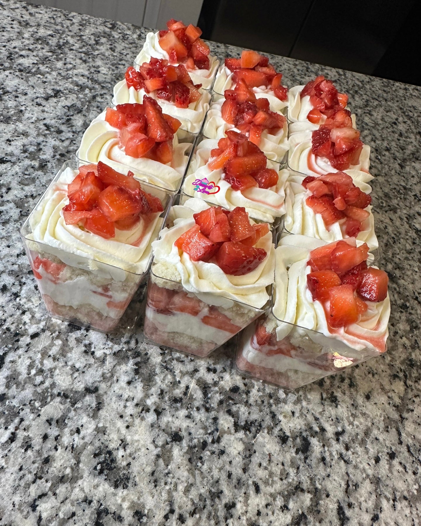 Dessert Shooters (Dozen) *Needs to be booked a Week in advance*