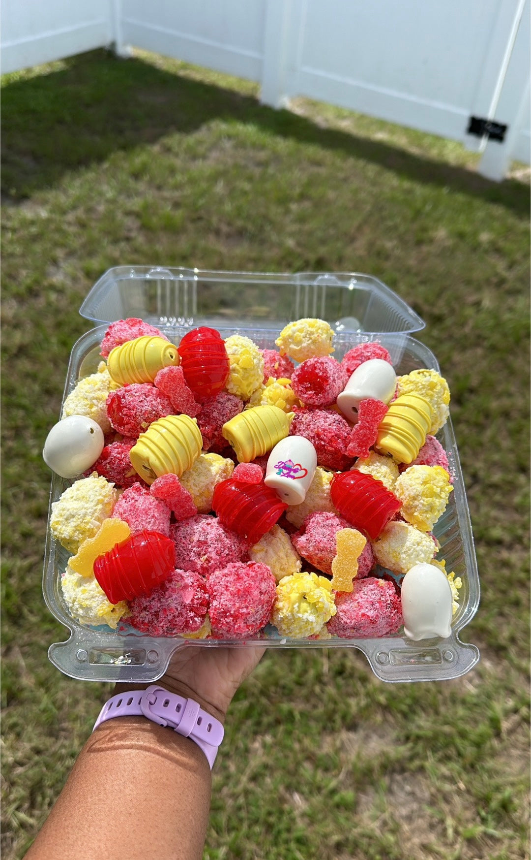 Custom Candied Grapes Tray