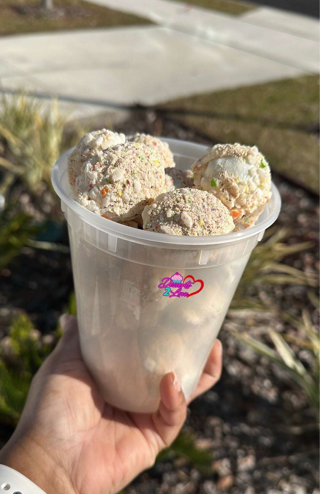 Candied Grapes Bowls w/candy topping