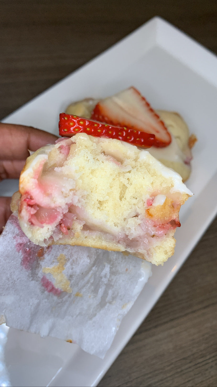Mini Strawberry Pound Cakes