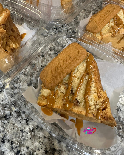 Biscoff Pound Cake Slice