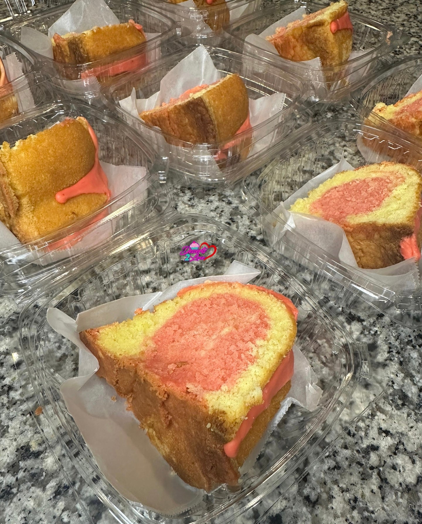 Lemon Strawberry Pound Cake
