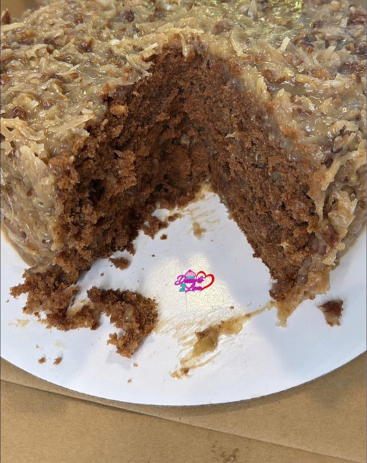 German Chocolate Cake Slice