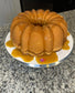 Sweet Potato Cream Cheese Pound Cake w/ Caramel Glaze
