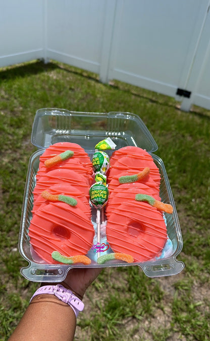 Large Tray of Candied Pineapples