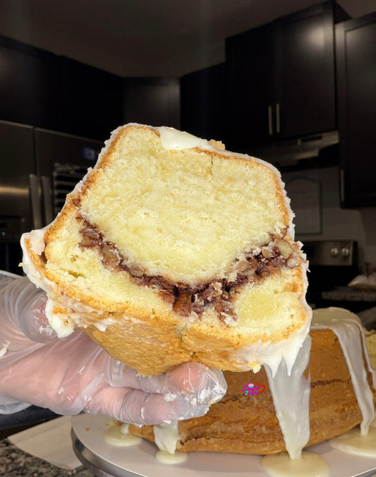 Sock-It-To-Me Pound Cake Slice