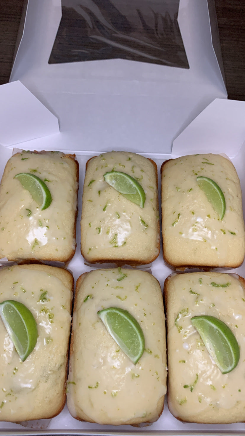 Mini Key Lime Pound Cakes